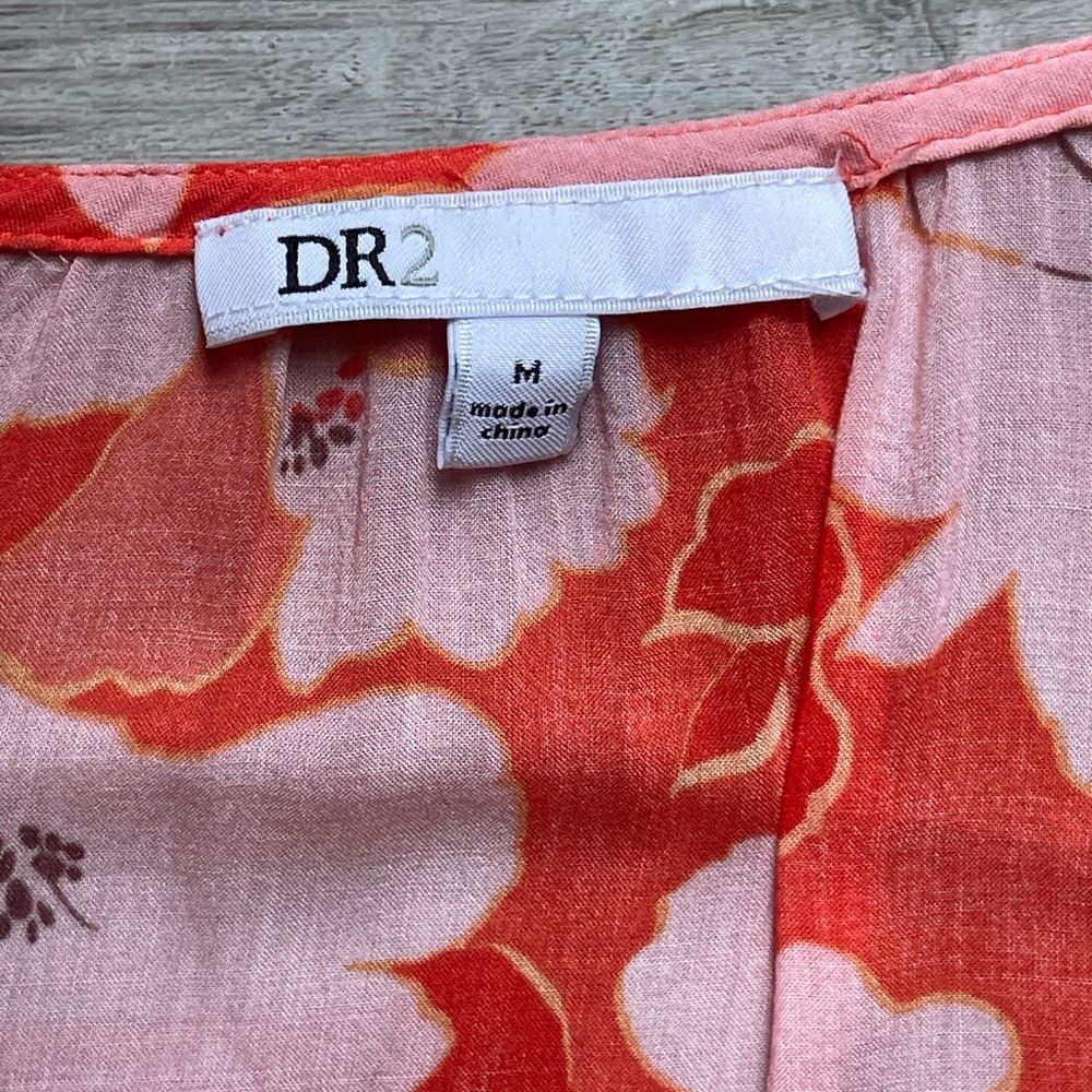 Dr2 By Daniel Rainn Floral Flutter Sleeves Cottag… - image 3
